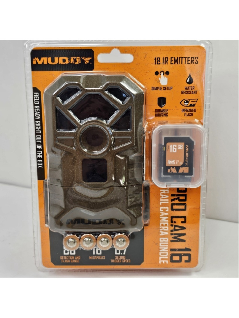 SEALED Muddy Pro Cam 16 Game Trail Camera Combo Hunting, Security, Camping NEW